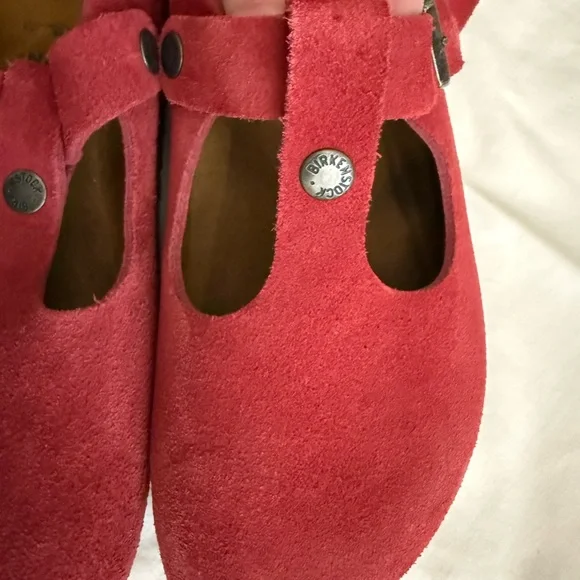 Birkenstock Bern Red Suede - Picture 3 of 6